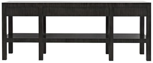 Conrad Mahogany and Veneer Console in Pale Finish by Noir Furniture
