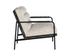 TRISTEN LOUNGE CHAIR - NONO CREAM / NONO DARK GREEN by Sunpan