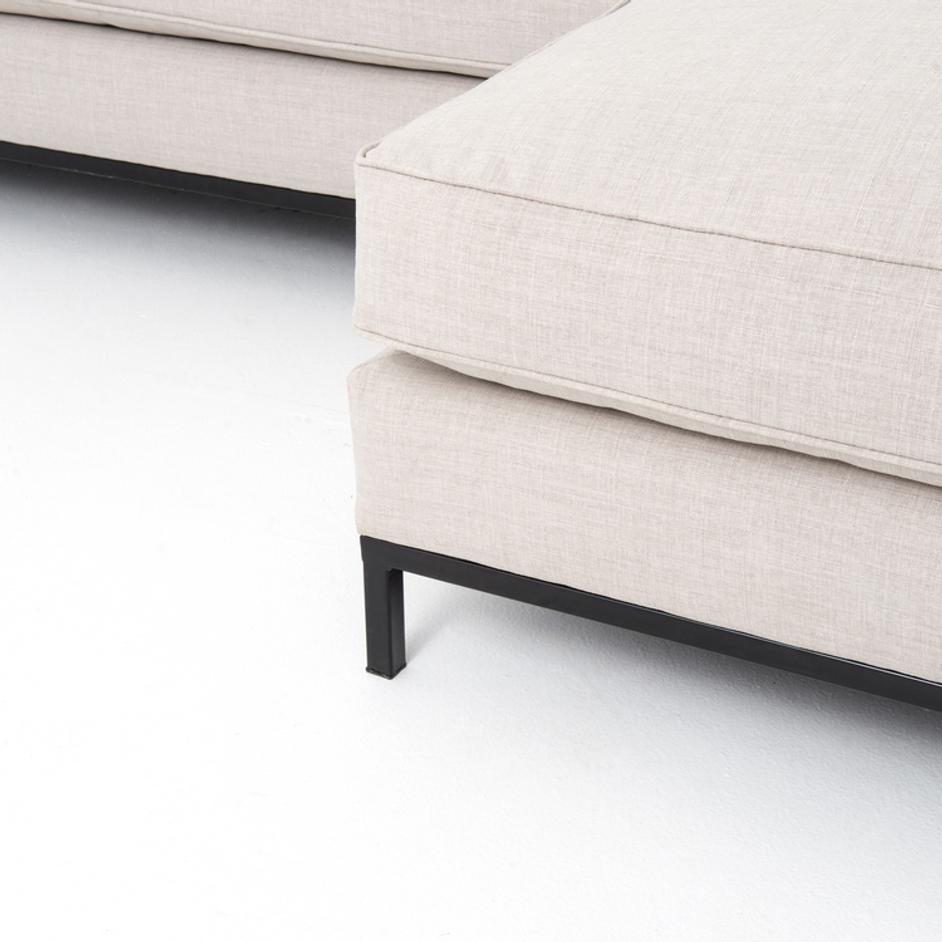 GRAMMERCY 2-PIECE CHAISE SECTIONAL-BENNETT MOON by FOUR HANDS