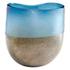 Medium Europa Vase in Blue and Iron Glaze by Cyan Design
