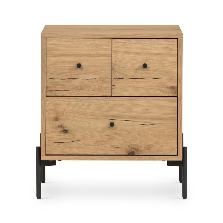 Eaton Nightstand-Light Oak Resin by FOUR HANDS