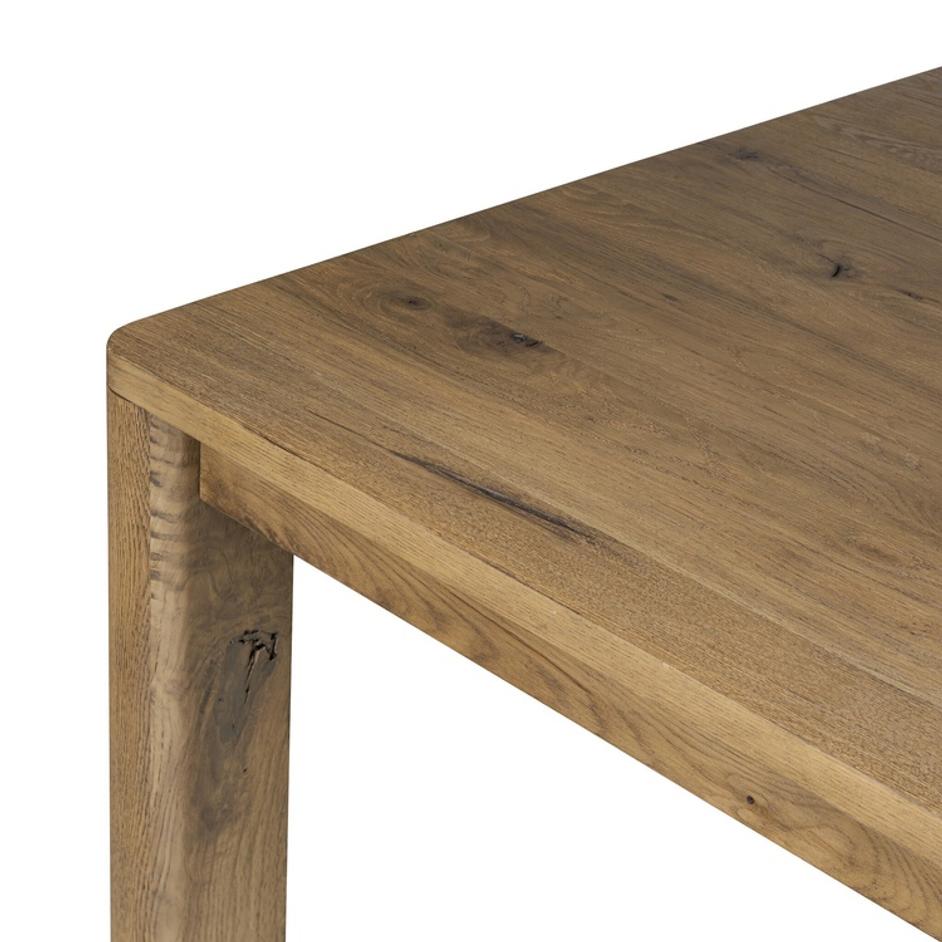 Noeline Double Extension Dining Table - Resawn Worn Oak by Four Hands
