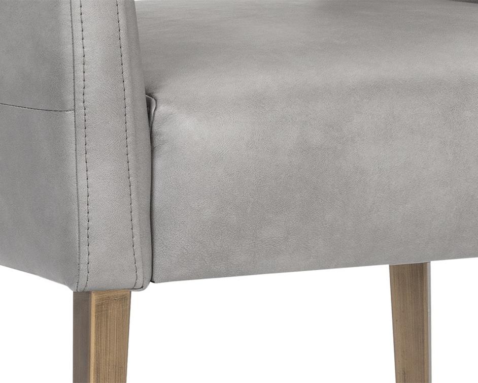 Amerie Dining Armchair - Bravo Metal by Sunpan