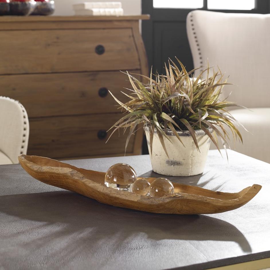 Teak Leaf Bowl by Uttermost