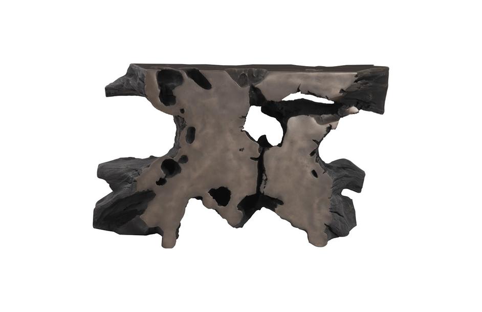 Venice Freeform Console, Bronze by PHILLIPS COLLECTION