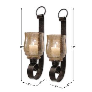 Joselyn Small Wall Sconces, Set/2 by Uttermost