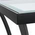 Alayna Black Metal & Glass End Table by Uttermost