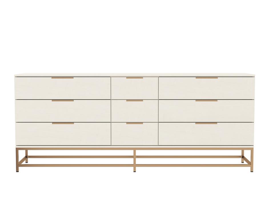 REBEL DRESSER - LARGE - CHAMPAGNE GOLD - CREAM by Sunpan