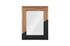 Geometry Wood Mirror, Natural,Black by PHILLIPS COLLECTION