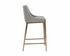 DIONNE COUNTER STOOL - MONUMENT PEBBLE by Sunpan