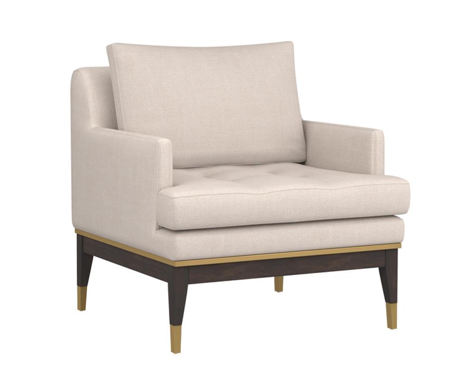 BECKETTE LOUNGE CHAIR - EFFIE FLAX by Sunpan