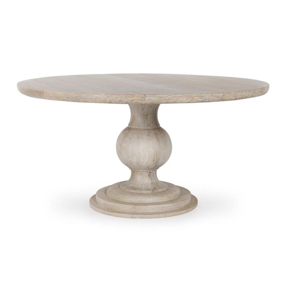 Hera Mango Wood 60" Round Dining Table by Classic Home