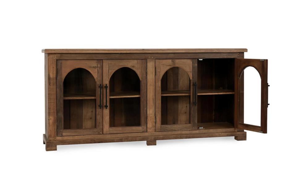 Zion Reclaimed Wood 4Dr Cabinet by Classic Home