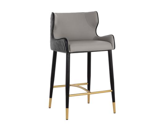 GIANNI COUNTER STOOL - DILLON STRATUS / DILLON BLACK by Sunpan