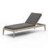Sherwood Outdoor Chaise Lounge In Brown/Charcoal by FOUR HANDS