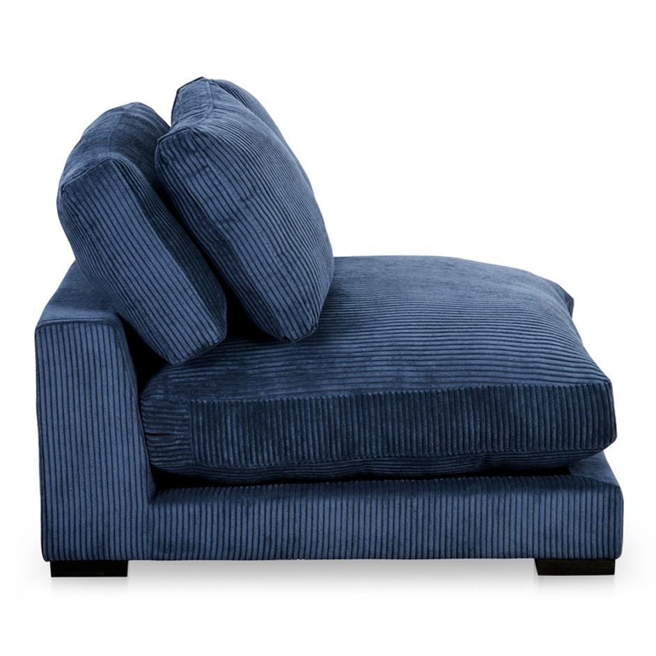 Plunge Slipper Chair Navy by Moes Home