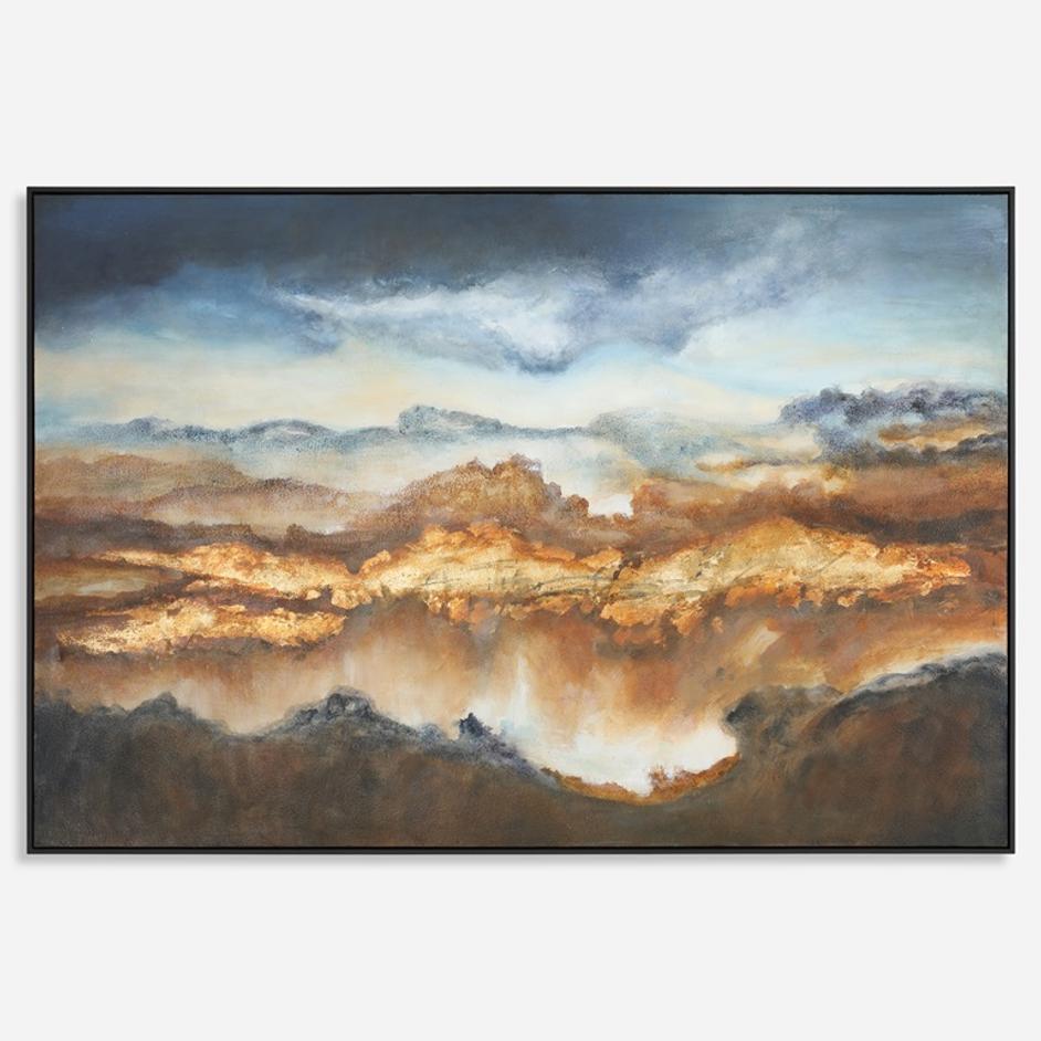 Valley Of Light Hand Painted Canvas by Uttermost