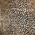 Leopard Printed Hide Rug In Brown & Black by FOUR HANDS