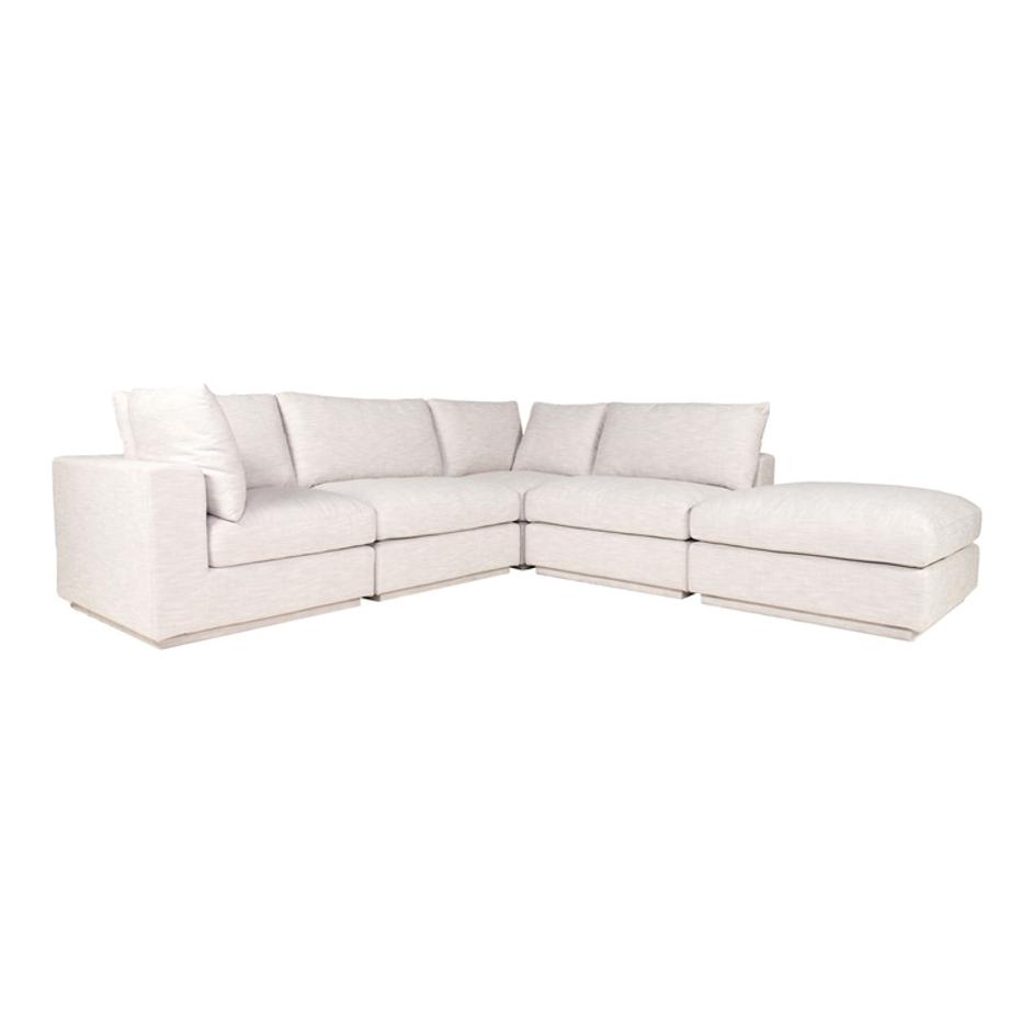 JUSTIN DREAM MODULAR SECTIONAL TAUPE by Moes Home