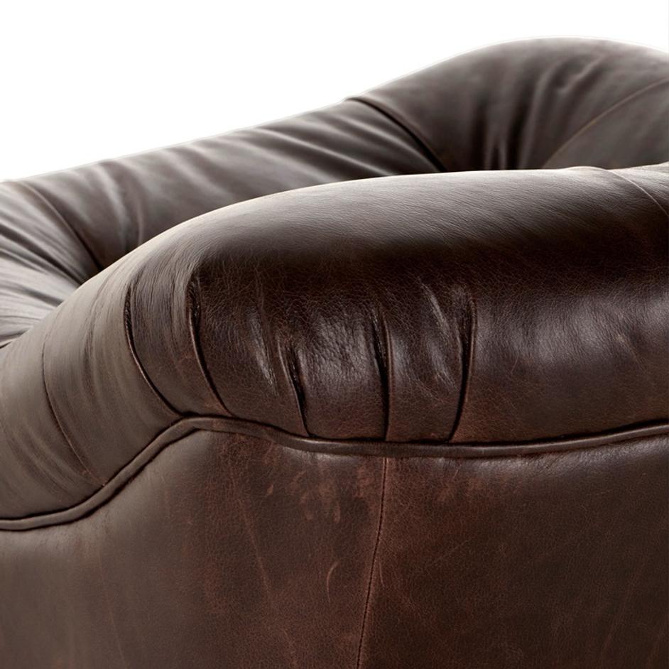 Farley Swivel Chair - Conroe Cigar by Four Hands