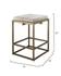Shelby Hide Counter Stool, White by Jamie Young