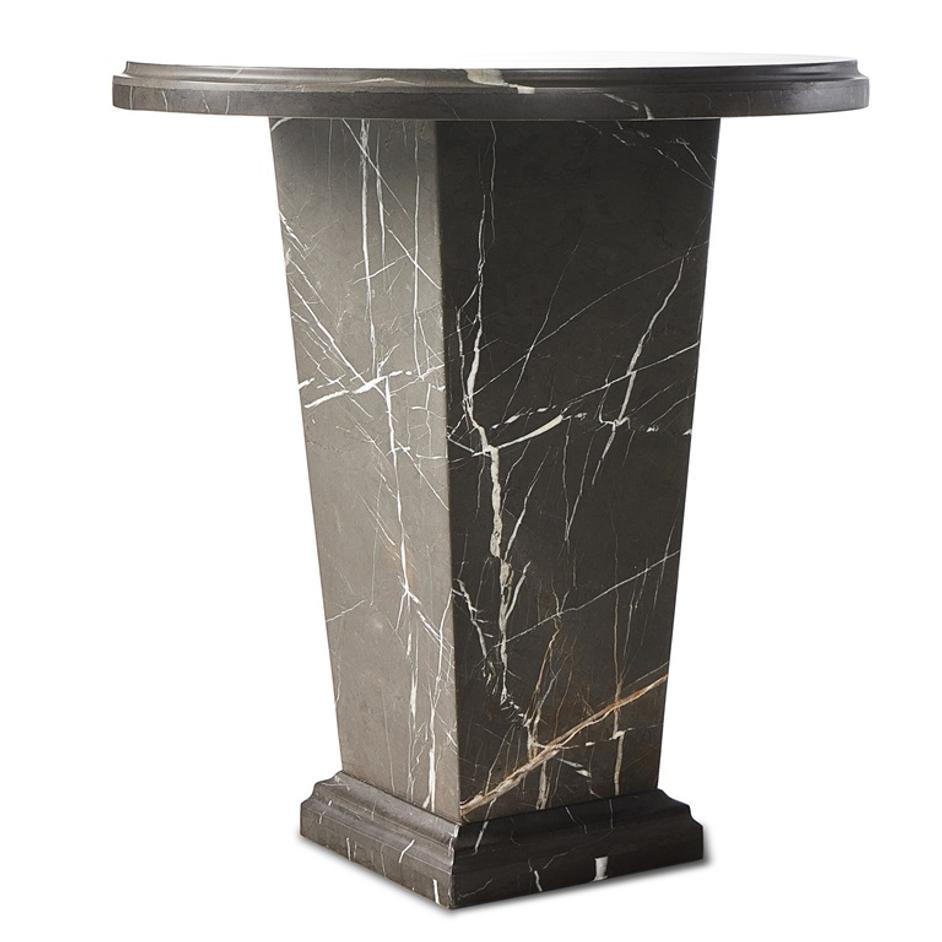 Eslo End Table In Grey Italian Marble by Four Hands