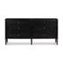 Toulouse 6 Drawer Dresser In Dstrssd Black by FOUR HANDS