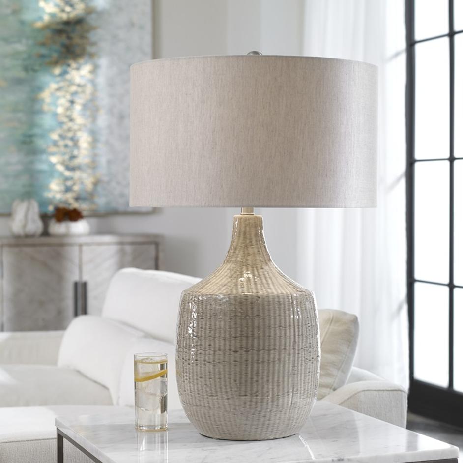 Felipe Gray Table Lamp by Uttermost