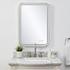 Crofton Lighted Nickel Vanity Mirror by Uttermost