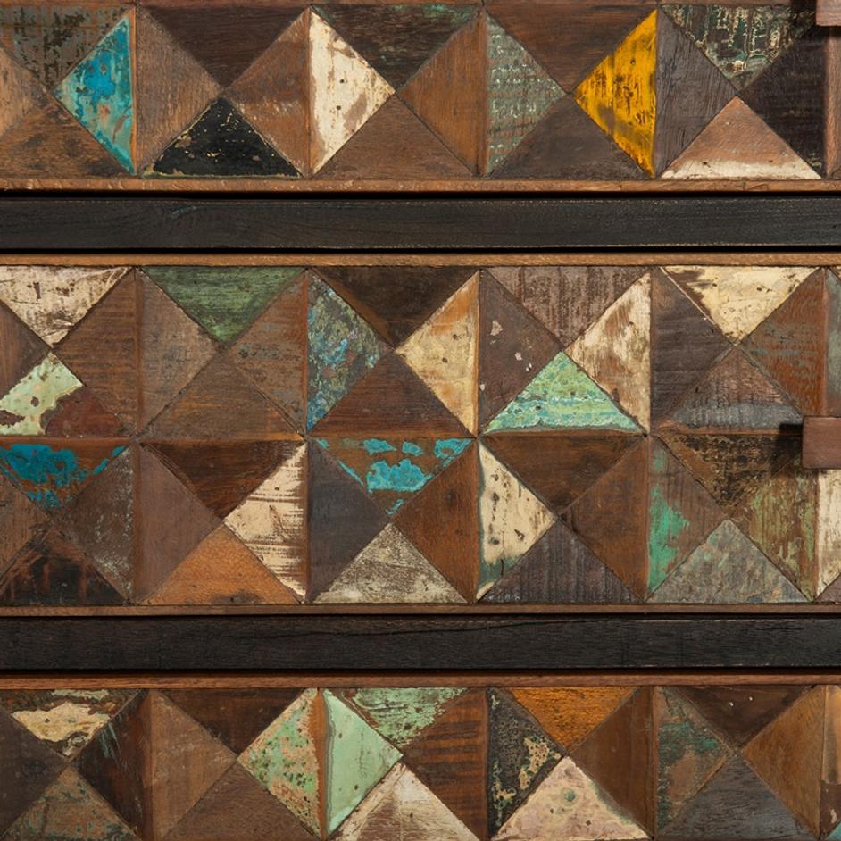 Rio 53" Carved Teak Wood Dresser by Home Trends & Design