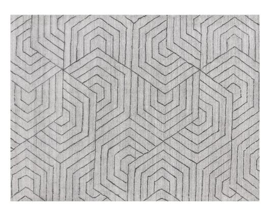 MAZEY HAND-LOOMED RUG - GREY - 9' X 12' by Sunpan