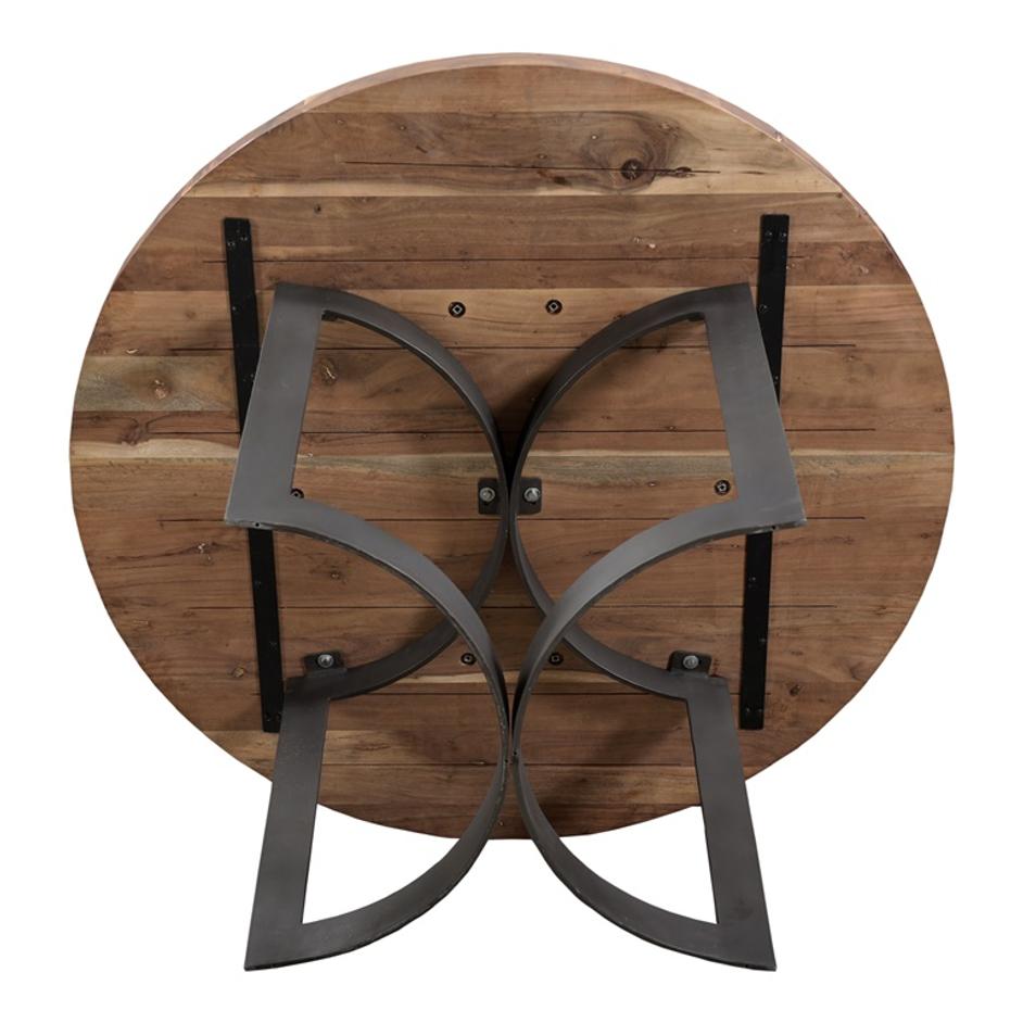 BENT ROUND DINING TABLE 54" SMOKED by Moes Home