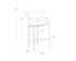 GIBBONS COUNTER STOOL - BLACK - BRAVO PORTABELLA by Sunpan