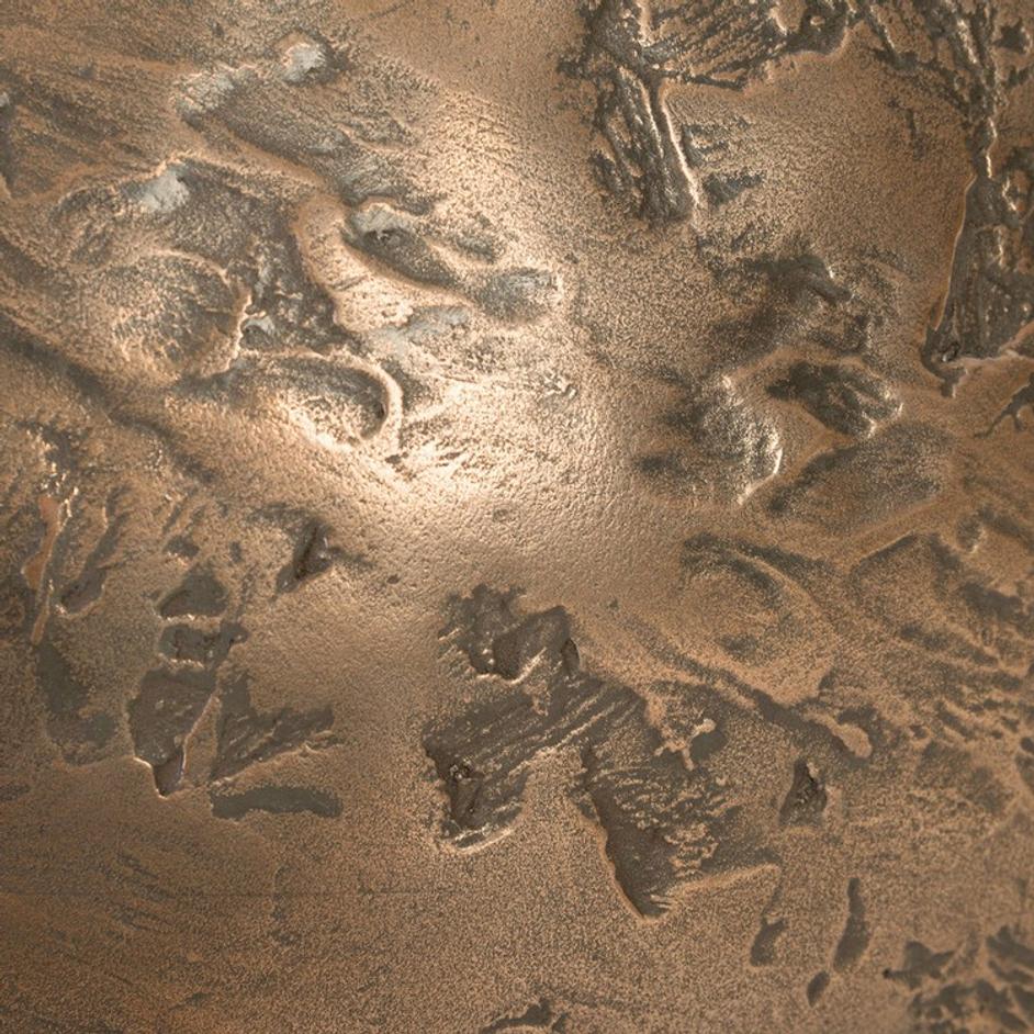 Trifoil Sculpture Base, Bronze with Glass by PHILLIPS COLLECTION