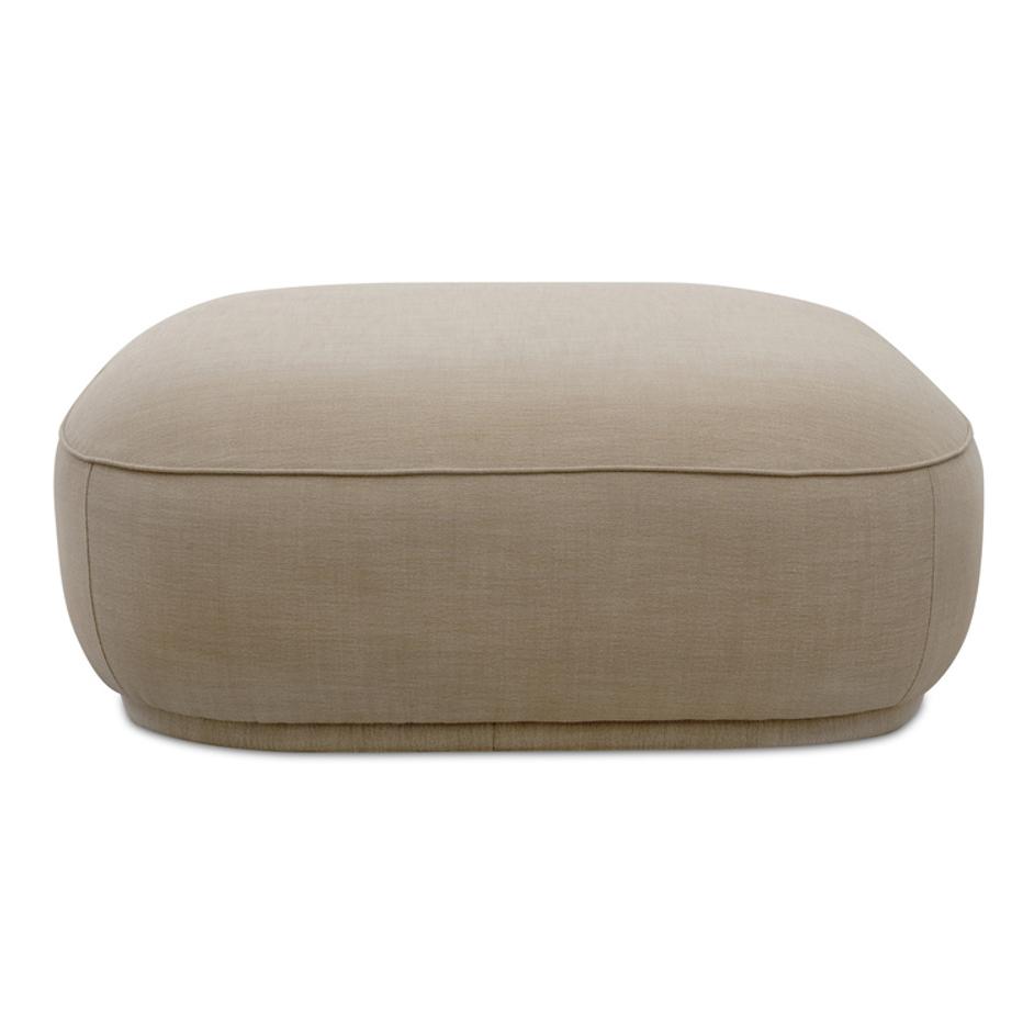Marion Square Ottoman Beige by Moes Home