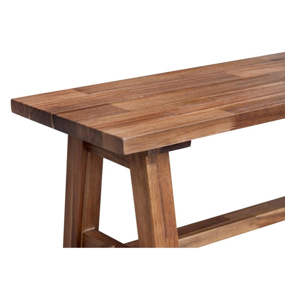 Bedford 59" Bench "A" Base In Brushed Brown  by New Pacific Direct