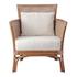 Tatum Rattan Accent Arm Chair In Canary Brown by New Pacific Direct