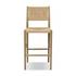 Dara Bar Stool In Toasted Ash And Natural Paper Cord by Four Hands