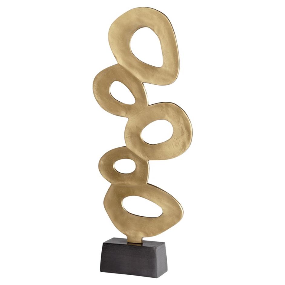 Chellean Lux #2 Sculpture in Gold by Cyan Design