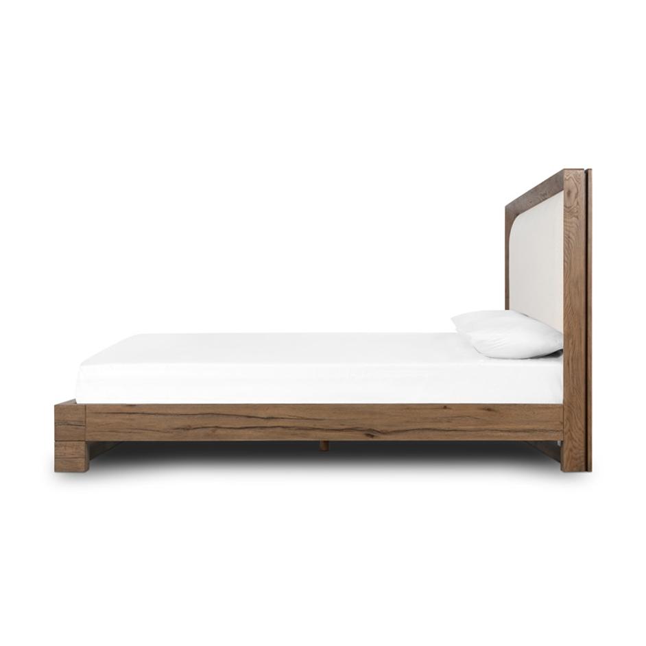 Henry Bed In Halcyon Ivory In Queen by FOUR HANDS