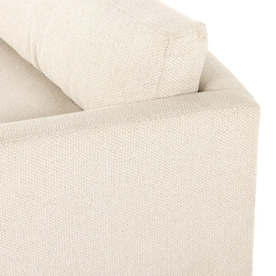 Heidi Sofa-130" In Tacoma Ivory And Distressed Natural by Four Hands