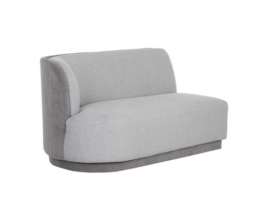 JACLYN MODULAR - LEFT ARMCHAIR - EGYPT LIGHT GREY / DANNY MEDIUM GREY by Sunpan