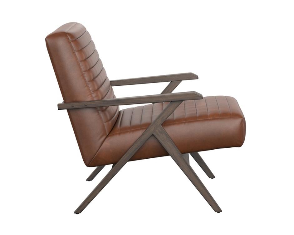 PEYTON LOUNGE CHAIR - BRAVO COGNAC by Sunpan