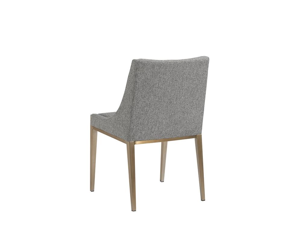 DIONNE DINING CHAIR - MONUMENT PEBBLE by Sunpan
