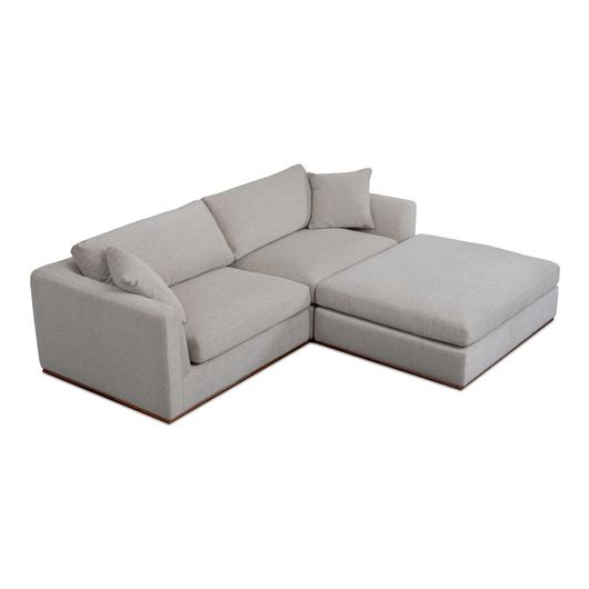 Rue Nook Modular Sectional Flecked Grey by Moes Home
