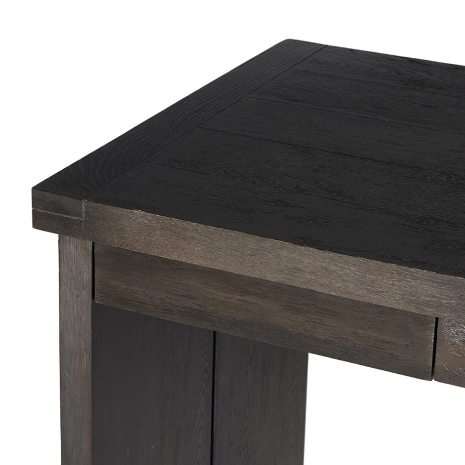 Warby Desk in Worn Black Veneer by FOUR HANDS