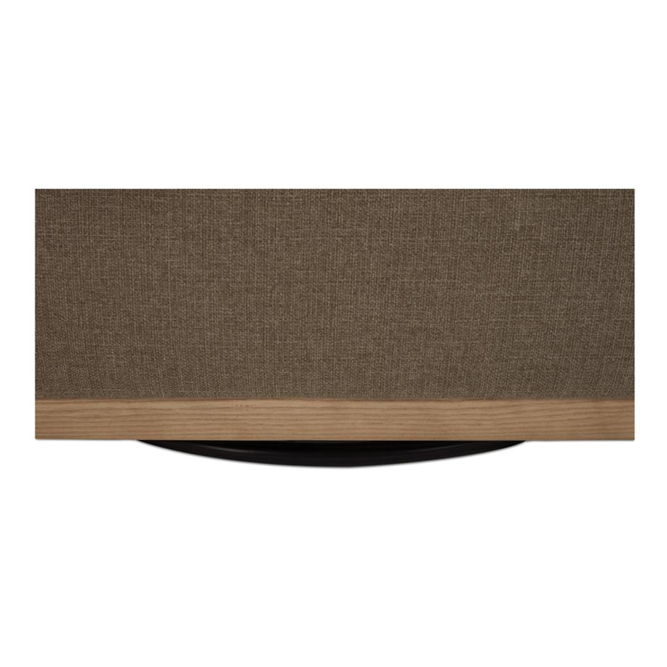 Linden Swivel Chair Soft Taupe by Moes Home