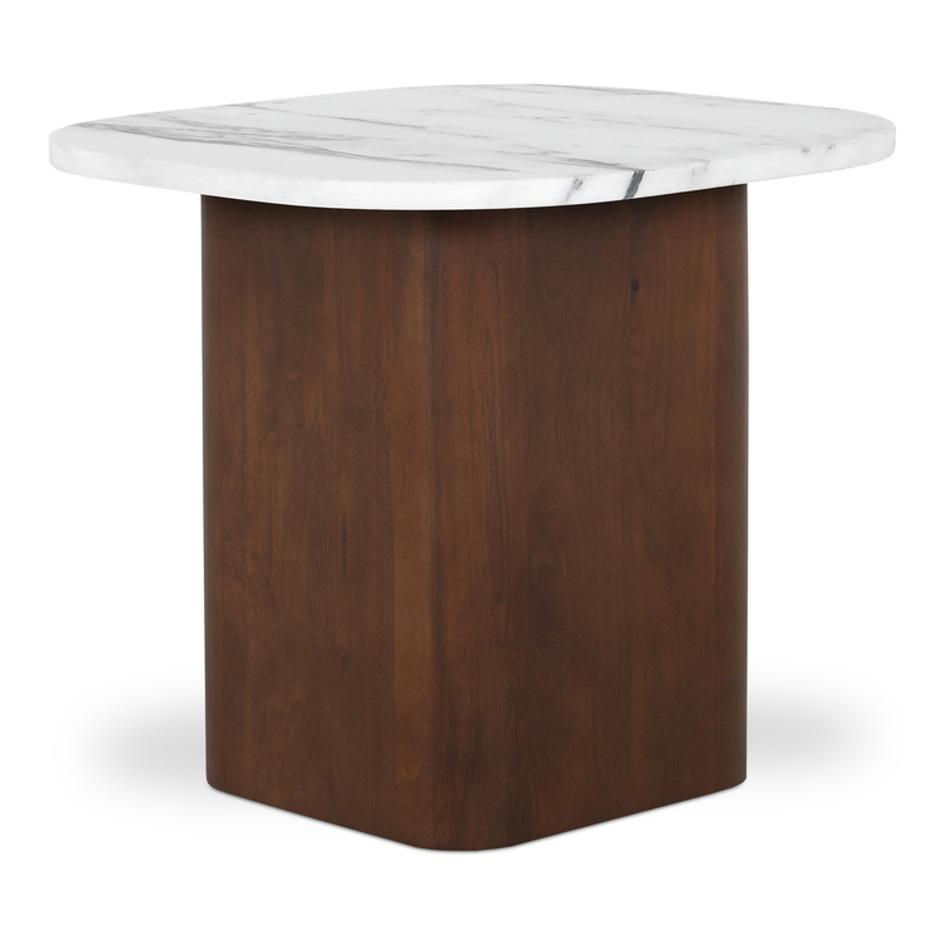 Dash Accent Table White Calacatta Marble by Moes Home