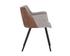 Griffin Dining Chair - November Grey / Bravo Cognac by Sunpan