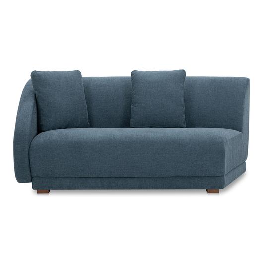 Fraser Left Arm Facing Sofa Deep Blue by Moes Home